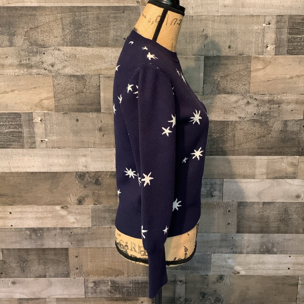 Free Assembly Navy Blue Star Sweater - Picture 3 of 16